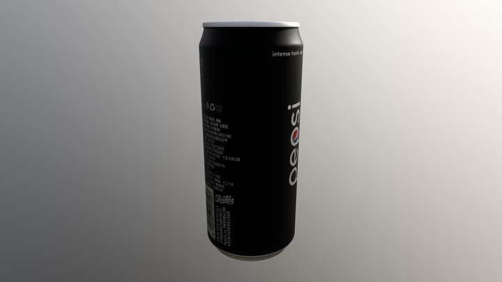 Black Pepsi 3D Model