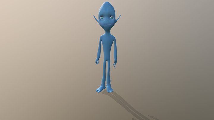 Standing W Briefcase Idle 3D Model
