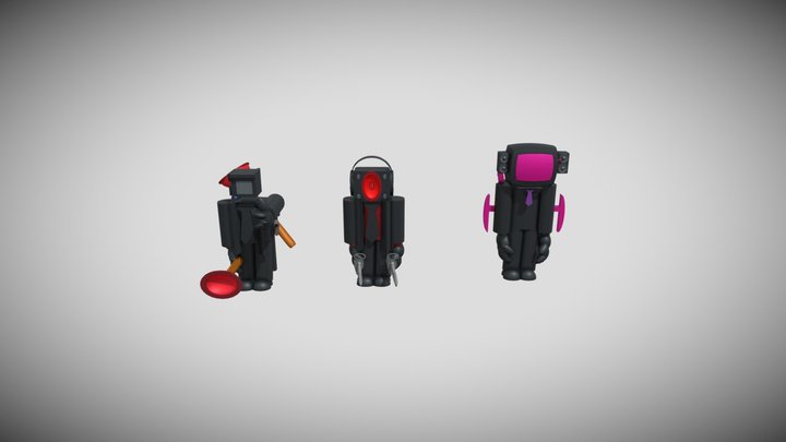 The Elite Trio 3D Model