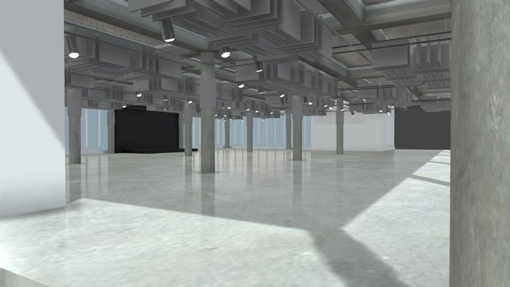 Barber_36x48x2 3D Model