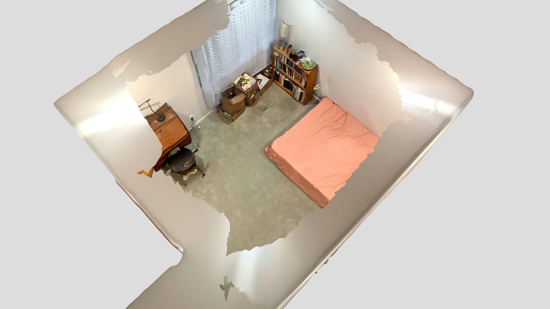 Guest bedroom -- LiDAR iPad