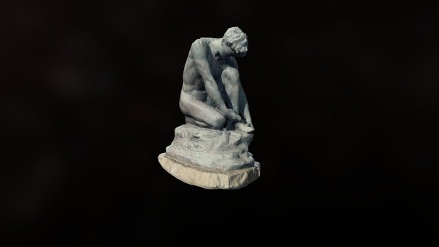 Athlete at Langton Hall v2 3D Model