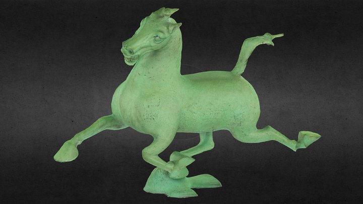 Downloadable "Flying Horse of Kansu" 3D Model