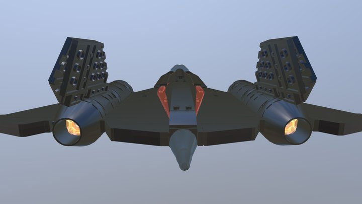 LEGO SR-71 Blackbird 3D Model