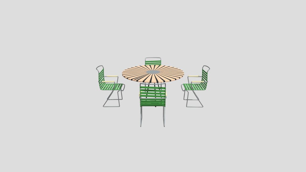 Tableset For Poolside