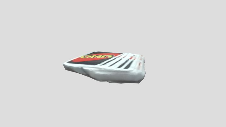 Uno Cards Stack 3d scan 3D Model