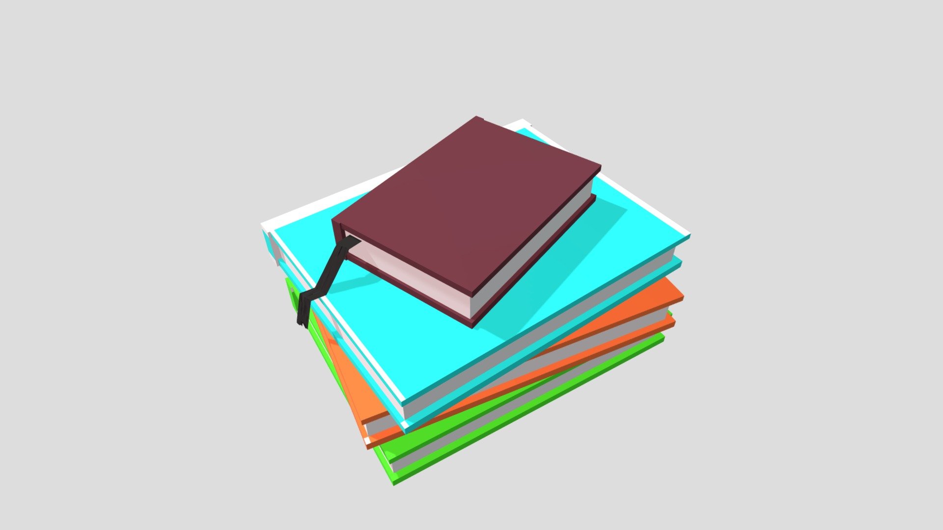 NOTEBOOK (LOWPOLY) - 3D model by KARFROST [44b2d47] - Sketchfab