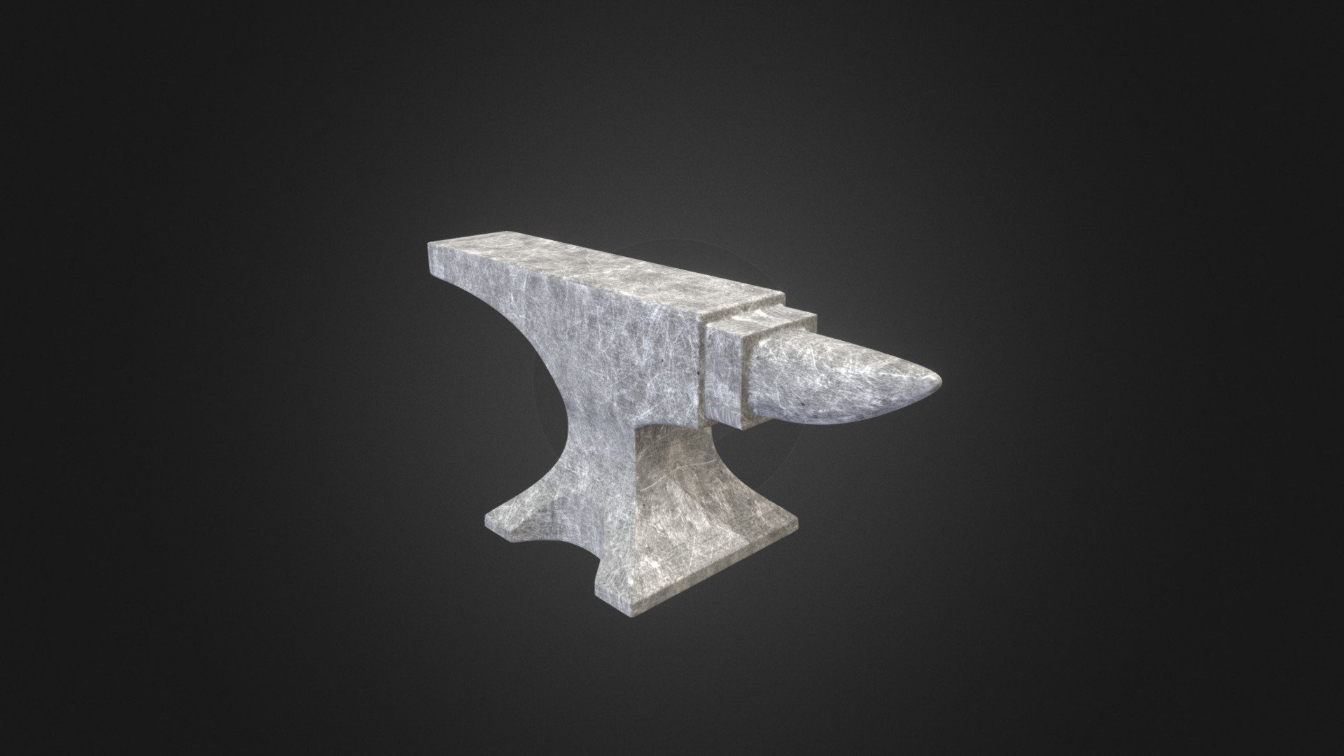 High poly Blacksmith Anvil