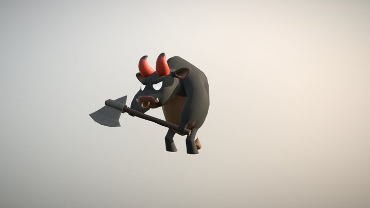 Minotaur - Character Practice 3D Model