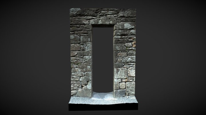 Priests House Door - Glendalough (WI023-008004-) 3D Model