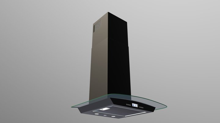 Kitchen Hood Model 3D fbx 3D Model