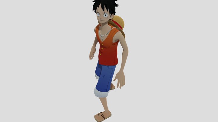 Luffy - One Piece 3D Model