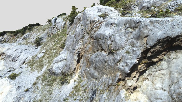 Predjama Fault in an abandoned quarry, Slovenia 3D Model