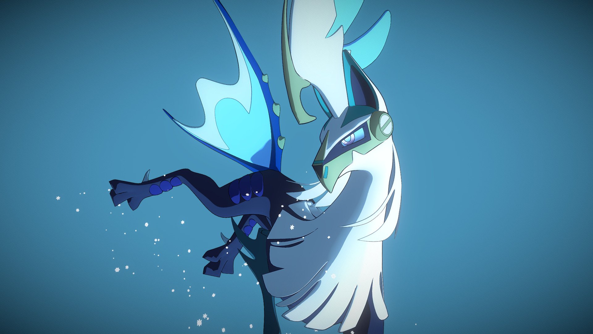 Silvally-Ice - 3D model by Earldense [44b6460] - Sketchfab