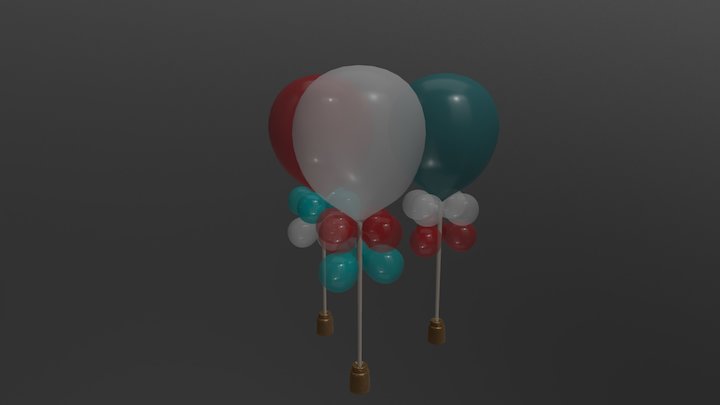 Balloon Bunch – Free 3D Model STL