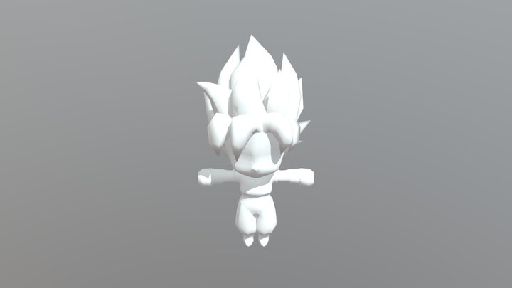 DBFZ Goku ssb 3D Model