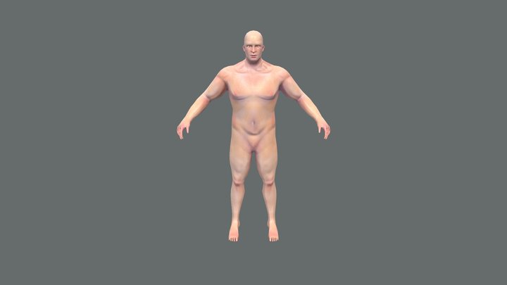 Character Art - Human Male 3D Model