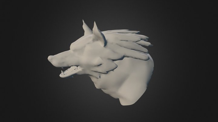 [Conversion] Wolf Link Head 3D Model