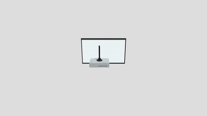 Projector Screen 3D Model