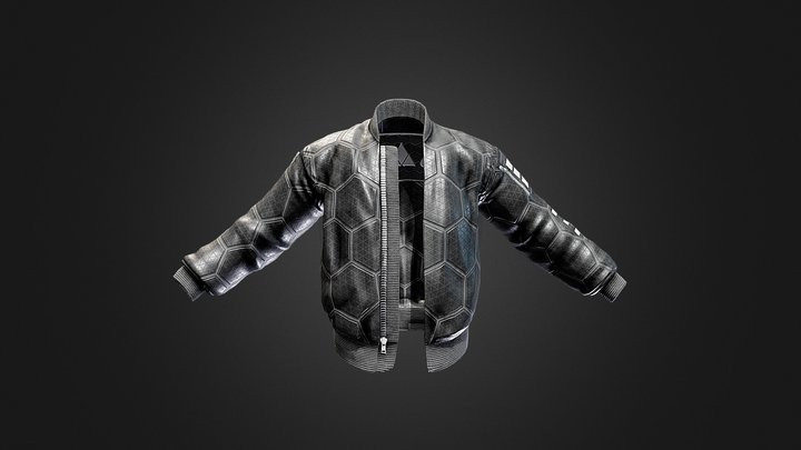 Leather Jacket 3D Model