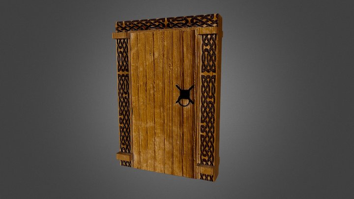 Nordic Door 3D Model