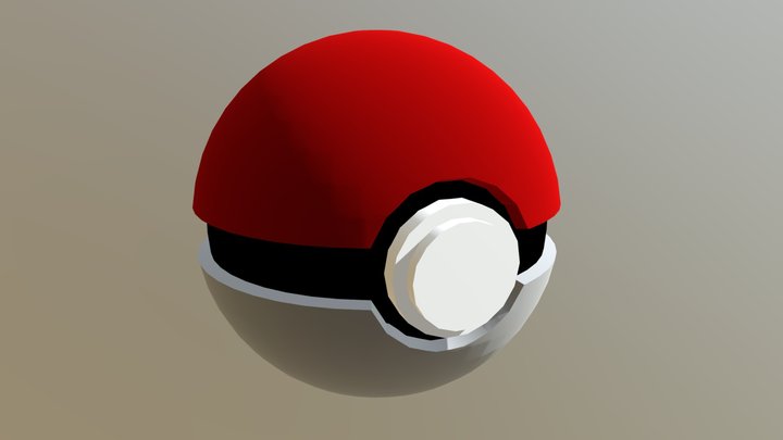 Poké Ball 3D Model