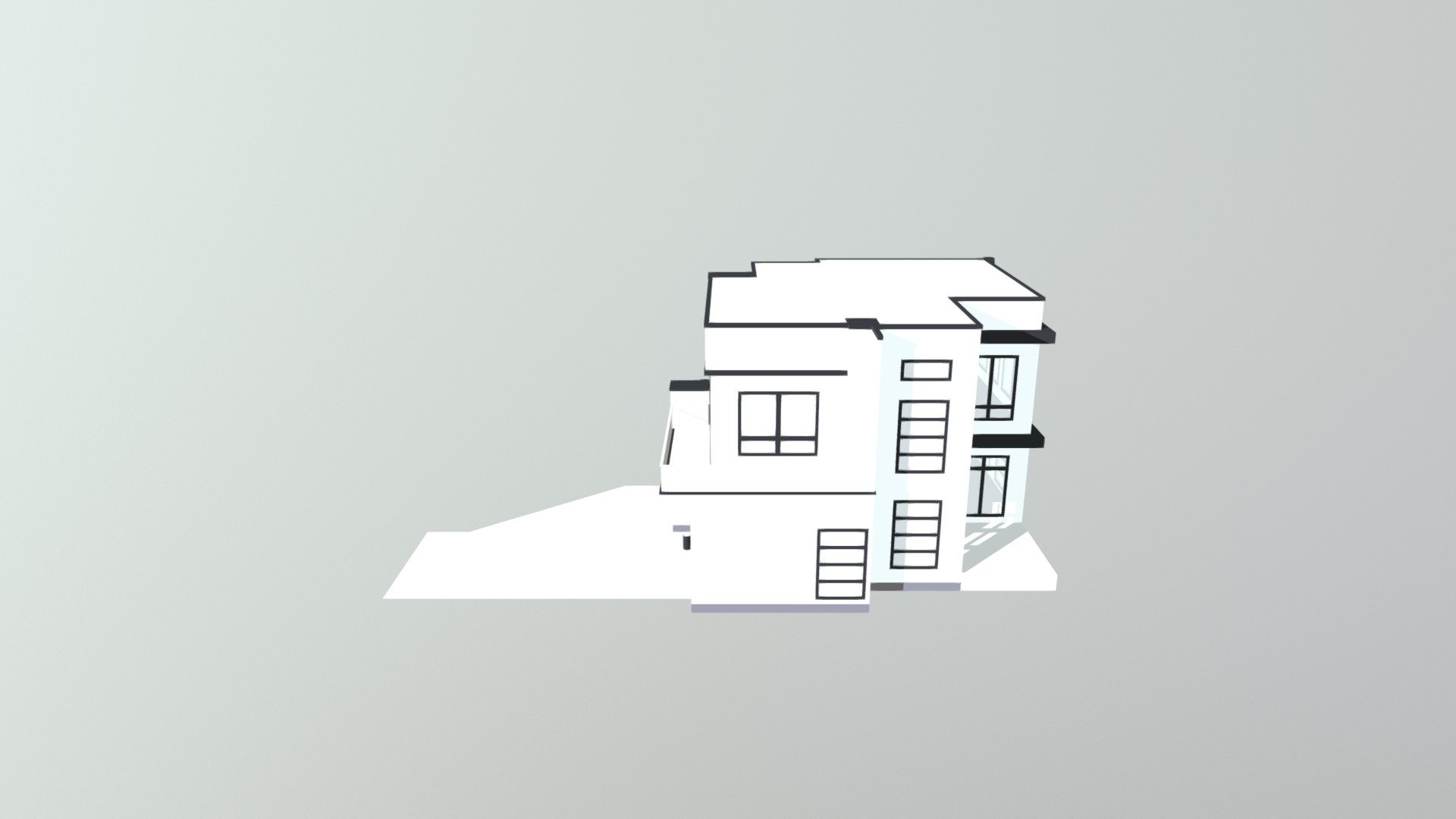 Two-Story Modern house