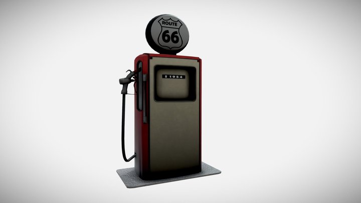 1950s Gaspomp 3D Model