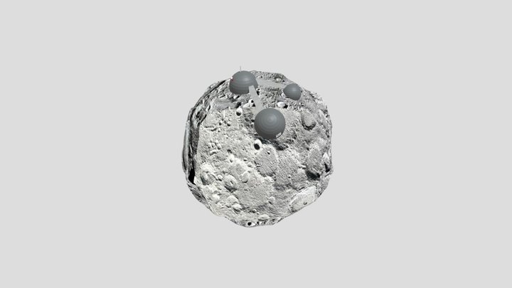 Moon Base 3D Model