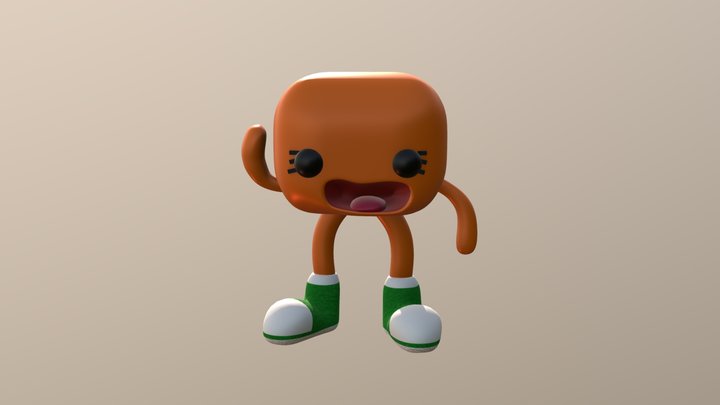 Darwin Pops (from The Amazing World of Gumball) 3D Model