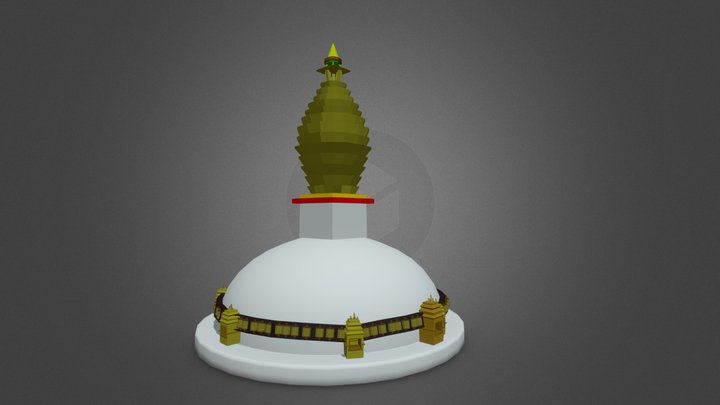 Swayambhu Stupa 3D Model