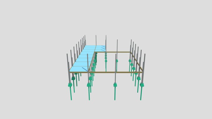 3d Estruturas 3D Model