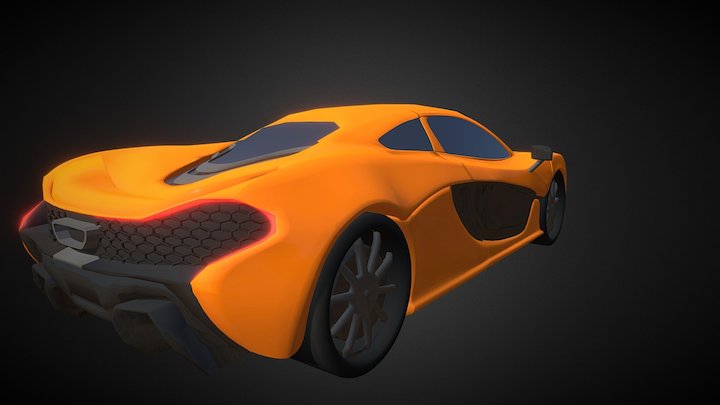 McLaren P1 3D Model