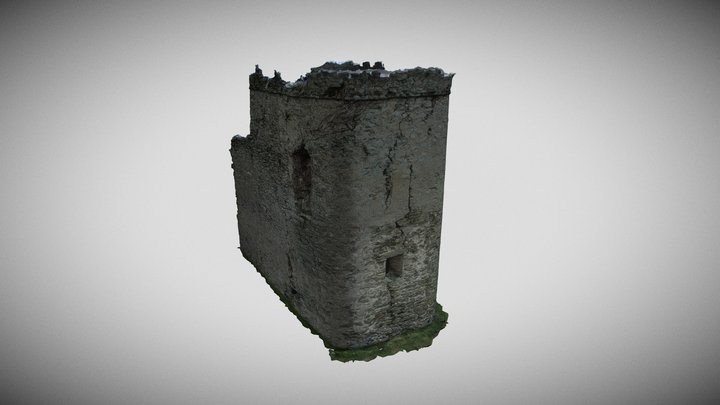 Square Tower (Oughterard, Kildare, Ireland) 3D Model