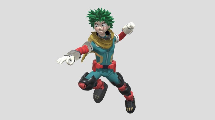 Deku Costume Zeta 3D Model