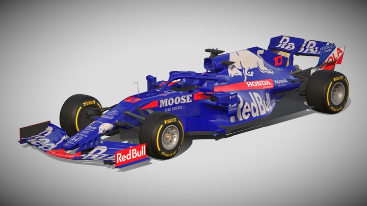 2019 F1 Toro Rosso STR14 – Modelo 3D gratuito STL