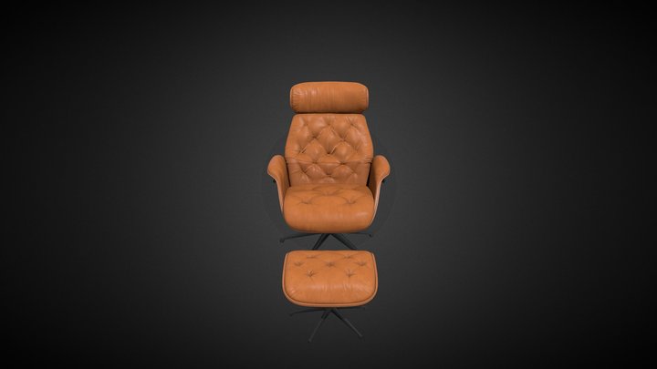 Arm Chair Sofa 3D Model