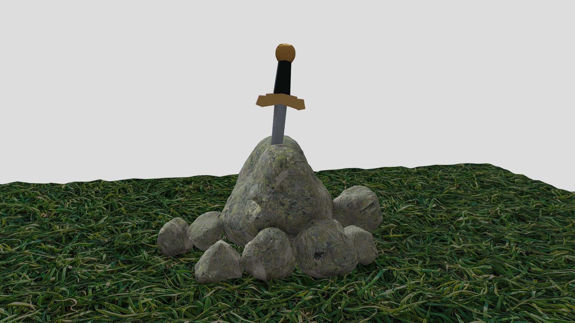 Excalibur - 3D model by ColeClayton [44be847] - Sketchfab