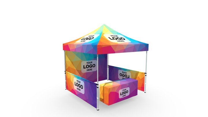 Your Logo Here Packages-Package 10-7 3D Model