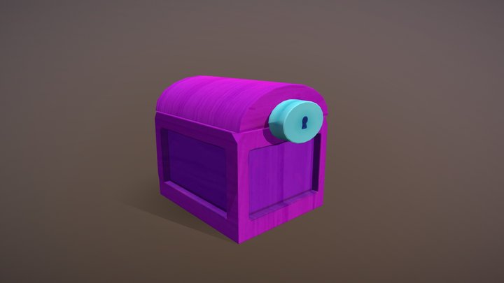 Animated Chest 3D Model