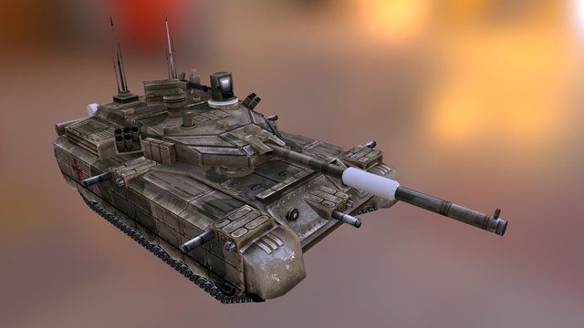 Ukraine Tank FMBT 3D Model