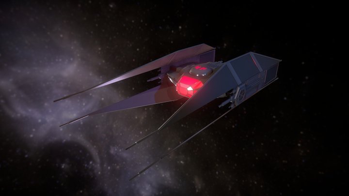 Kylo Ren's TIE Silincer 3D Model