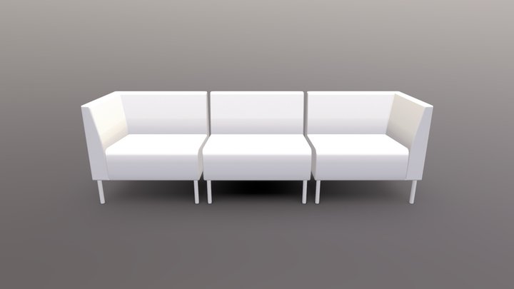 Bench by Intuit — Replica 3D Model 3D Model