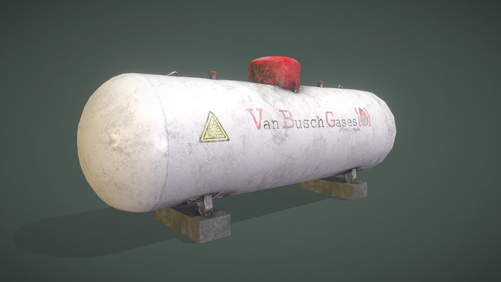 Propane Tank 3D Model