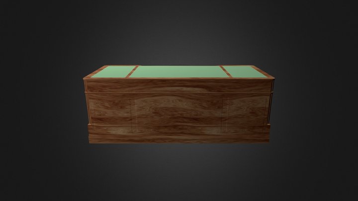 Bureau textured 3D Model