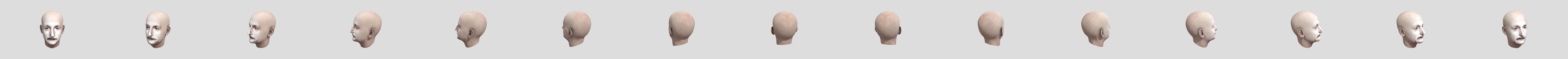 Albert E One with Blendshapes 3D Model