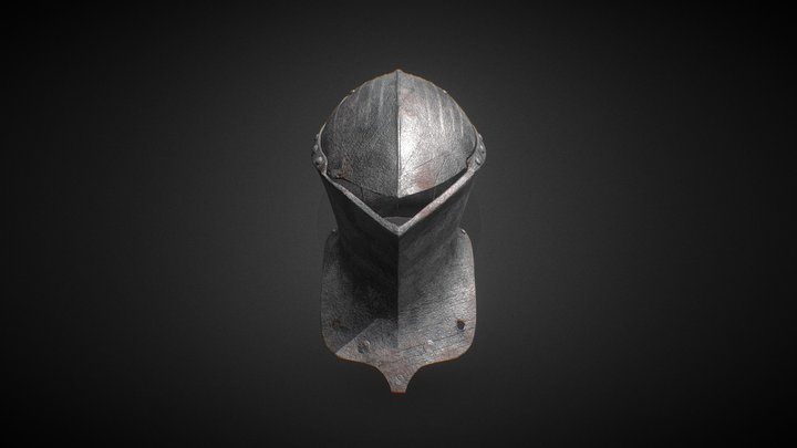 Iron Jousting Helmet UE5