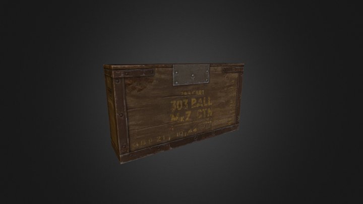 Crate_Ammo_British 3D Model