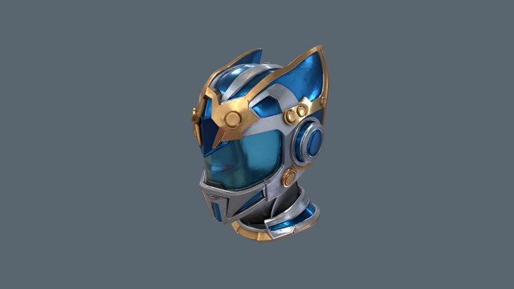 Sentai Helmet 3D Model