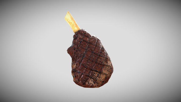 Roasted Meat 3D Model
